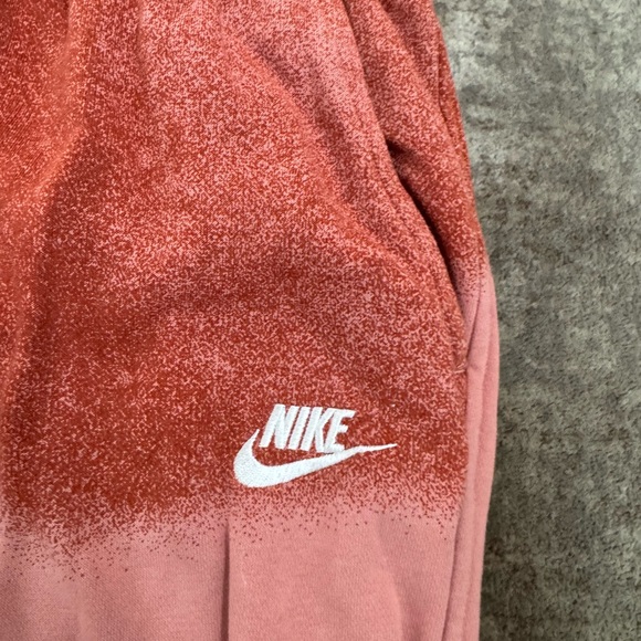 Nike Red and Cream Sweatpants Comfortable Joggers - Picture 3 of 3